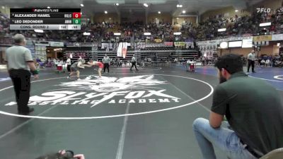132 lbs Cons. Round 3 - Leo DeDonder, Allen-Northern Heights Hs vs Alexander Hamel, Hill City Hs