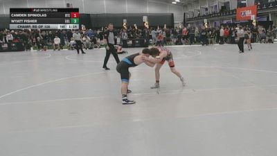 144 lbs Champ. Rd Of 128 - Camden Spiniolas, Relentless Training Center vs Wyatt Fisher, Eierman Elite