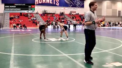 157 lbs 7th Place Match - Ariel Hunsei, Randolph vs Cavin Napoletano, Pennsylvania College Of Technology