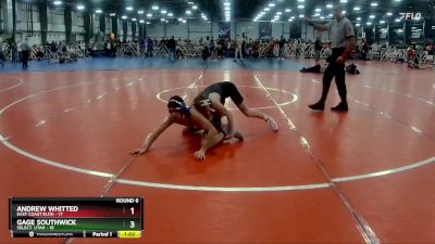 100 lbs Rd# 9- 2:15pm Saturday Final Pool - Gage Southwick, SELECT, Utah vs Andrew Whitted, East Coast Elite