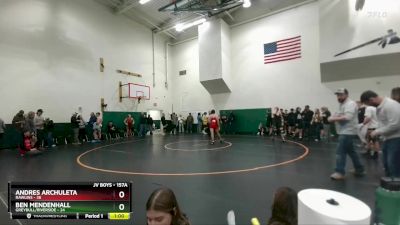 157A Round 5 - Ben Mendenhall, Greybull/Riverside vs Andres Archuleta, Rawlins