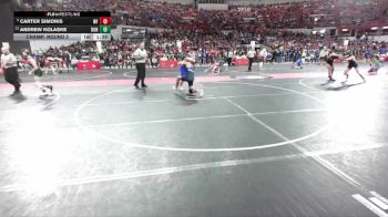 175 lbs Champ. Round 2 - Carter Simonis, Wrestling Factory vs Andrew Kolaske, Bonduel