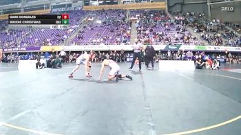 133 lbs Semis & 3rd Wb (16 Team) - Gabe Gonzales, Grand View (Iowa) vs Brodie Christmas, Southeastern