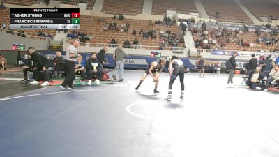 122-D1 Quarterfinal - Francisco Miranda, Sunnyside High School vs Asher Stubbs, Desert Vista High School