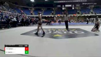 101 lbs 5th Place Match - Rocky Seibel, Belleville West vs Eduardo Castro, DeKalb