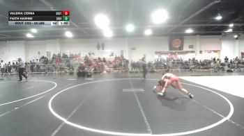88 lbs Semifinal - Valeria Cerna, Southwest Stallions WC vs Faith Hashmi, Savage House WC
