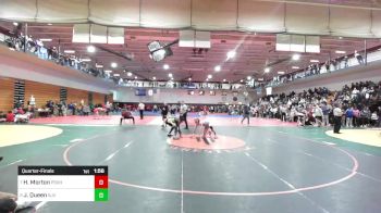 165 lbs Quarterfinal - Hunter Morton, Pascack Hills vs Jasiah Queen, St. John Vianney