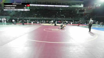 132 lbs Champ. Round 2 - Steven Frink, Placer vs Kameron Rush, Del Oro