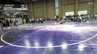 126 lbs Champ. Round 1 - Will Pfeifer, Liberty vs Michael Ruiz, Randall