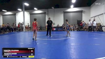 71 lbs Round 4 (6 Team) - Hunter Coleman, Louisiana vs Maddox Baker, Arkansas