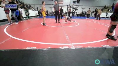 90 lbs Rr Rnd 3 - Brady Hembree, Wyandotte Youth Wrestling vs Bronc Sumpter, Vian Wrestling Club