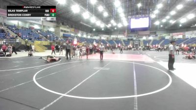 74 lbs 2nd Place - Silas Templar, Run To Danger vs Brekston Conry, Pomona Elite