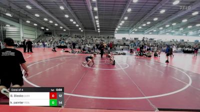 85 lbs Consi Of 4 - Bryce Blasko, Quest School Of Wrestling Elem vs Kagan Painter, Rebellion Uprising