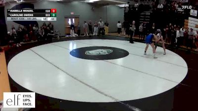 145 lbs. 7th Place Match - Isabella Wenzel, Kearney vs Caroline Owens, Seckman