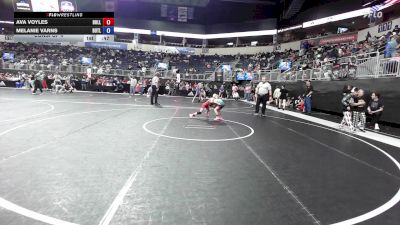 53.5-58 lbs Consi Of 4 - Ava Voyles, Bulls WC vs Melanie Varns, Butler Youth Wrestling