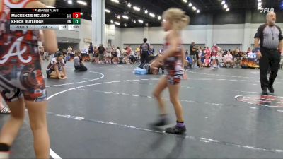 71 lbs Round 4 (10 Team) - Mackenzie Mcleod, GA United vs Khloe Rutledge, Oklahoma Mafia