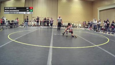 53 lbs Round Of 16 - Jacob Sawyer, Mat Demon vs Noah Archibeque, Top Rank Hammers