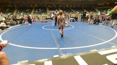 55 lbs Rr Rnd 1 - Hudson Waag, Keystone Kids Wrestling Club vs Hunter Wells, Mojo Mulisha 12U