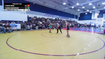 113 lbs Quarterfinal - Garen Keshishian, Aliso Niguel vs Aaron Meza, St. John Bosco