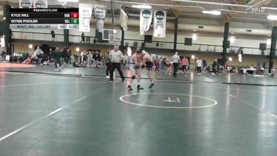 133 lbs Consi Of 8 #1 - Kyle Hill, Rider - UNATT vs Wynn Pooler, The Hill School