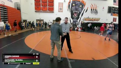 182 lbs Quarterfinal - Nathaniel Hlavka, Natrona County vs Joseph Savage, Lovell