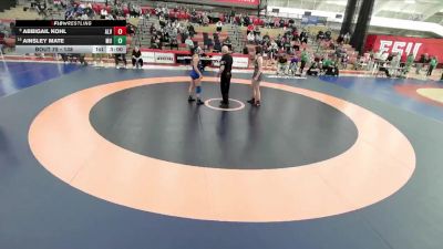 138 lbs Cons. Round 2 - Ainsley Mate, Marymount vs Abbigail Kohl, Alvernia