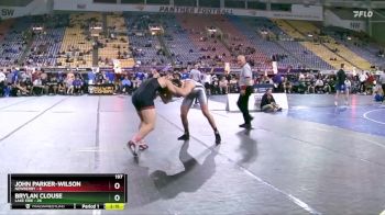 197 lbs Quarters & 1st Wb (16 Team) - John Parker-Wilson, Newberry vs Brylan Clouse, Lake Erie