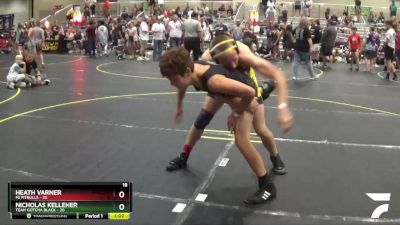 117 lbs Round 2 (6 Team) - Heath Varner, Mi Pitbulls vs Nicholas Kelleher, Team Gotcha Black