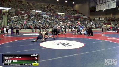 6A 190 lbs Semifinal - Landon Keck, Bentonville vs Braydon Fowler, Heritage