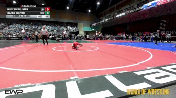 64 lbs Round Of 32 - Rudy McAllister, Juggernaut Wrestling Club vs Oakes Benton, Honey Badgers Wrestling Club