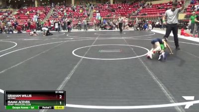 55 lbs Cons. Round 1 - Isaiah Aceves, Derby Wrestling Club vs Graham Willis, Victory