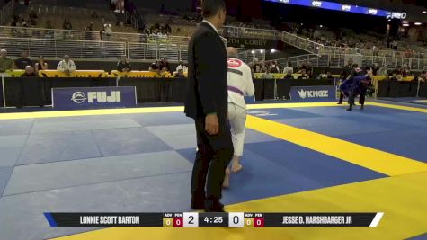 Jesse D. Harshbarger Jr vs Lonnie Scott Barton 2025 Pan Jiu Jitsu IBJJF Championship