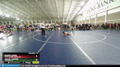 67 lbs Champ. Round 2 - Dante Lewis, Lewis Academy Wrestling vs Kross Carter, Shootbox WC