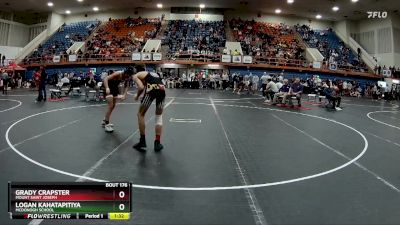 132 lbs Quarterfinal - Grady Crapster, Mount Saint Joseph vs Logan Kahatapitiya, McDonogh School