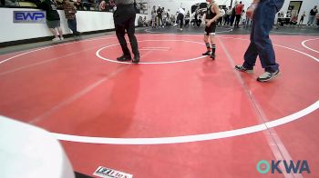 55 lbs Round Of 16 - Declan Crissman, Warner Eagles Youth Wrestling vs Achilles Cawyer, Jay Wrestling Club