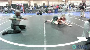 43-46 lbs Consolation - Olivia Hawes, Cowboy Wrestling Club vs Iris Morgan, Madill Takedown
