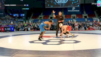 106 lbs Quarters - Vincent DeMarco, IL vs Daniel Romero, CO