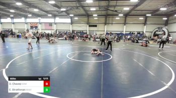 65 lbs Semifinal - Dominik Chavez, Dominate Club Wrestling vs Evan Strathman, Mantanona TC