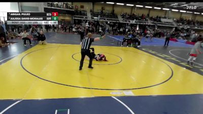 107 lbs Semifinal - Abigail Puleo, Davies Career & Tech Academy vs Julissa Davis-Morales, Hope