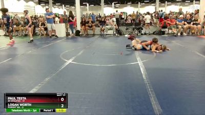 96 lbs Round 1 (6 Team) - Logan Worth, Pursuit WA vs Paul Testa, 84 Athletes