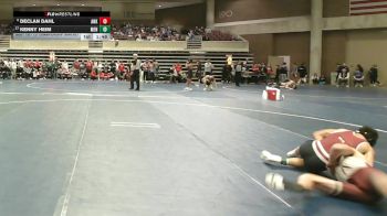 127 Championship Bracket Champ. Round 2 - Kenny Heim, Menomonie vs Declan Dahl, Anoka