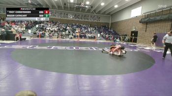 138 lbs Champ. Round 1 - Riggin Cathcart, Burns/Pine Bluffs vs Troy Christensen, Newcastle