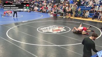 144 lbs Cons. Round 2 - Zachary Thompson, Jamestown vs Malachi Brown, Randolph