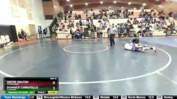138 lbs Cons. Round 2 - Dominick Carratello, La Grande vs Wayde Walton, Elmira/Crow