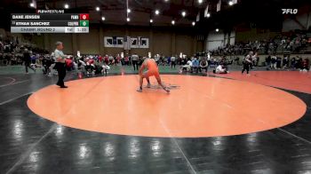 190 lbs Champ. Round 2 - Ethan Sanchez, College Park vs Dane Jensen, Pawhuska