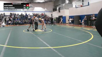 127 lbs Round Of 16 - Gage Samol, Avella vs Rayne Thomas, Valley