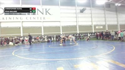 190 lbs 1st Place Match - Christopher Duval, Independent vs Cole Ballard, Colorado Outlaws