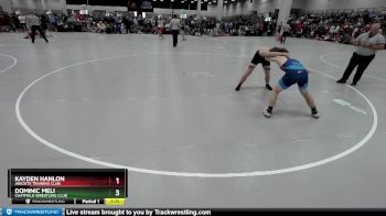 150 lbs Champ. Round 3 - Dominic Meli, Chatfield Wrestling Club vs Kayden Hanlon, Aniciete Training Club