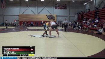 285 lbs Quarterfinal - Colton Kinnison, Simpson vs David Toese, Graceland University