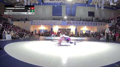 105 lbs 1st Place Match - Catherine Montalvan, West Jefferson vs Ava Bui, Centennial High School